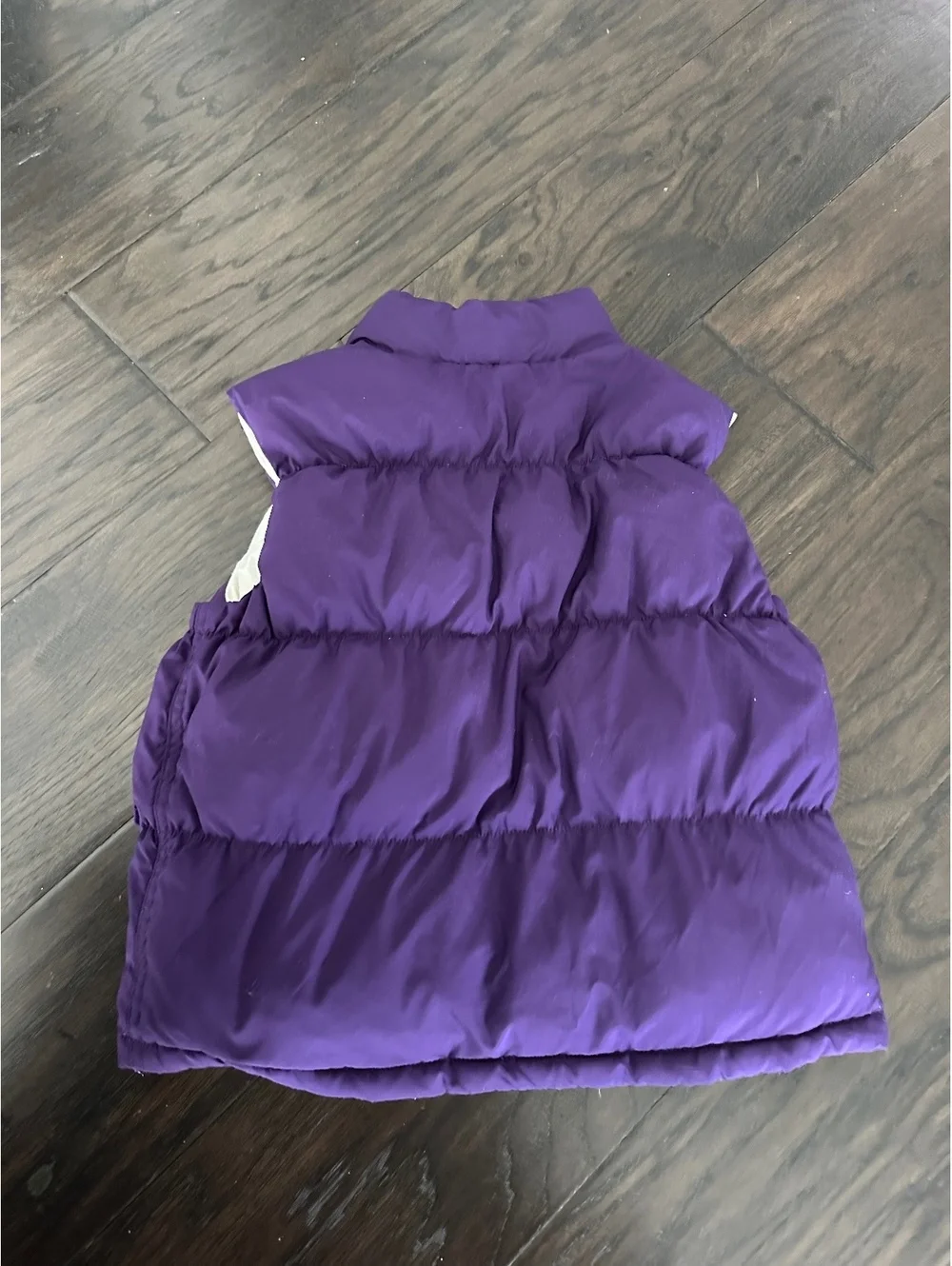 Polo Ralph Lauren Girl's Purple White Reversible Vest